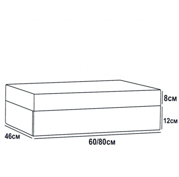 Плот Анелия 60/46/h20см с чекмедже бял без мивка ICP6020W ИНТЕР КЕРАМИК