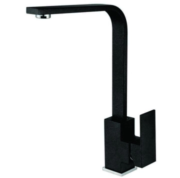 Смесител за кухня Гранитни ICF233010BLACK висок черен ИНТЕР КЕРАМИК