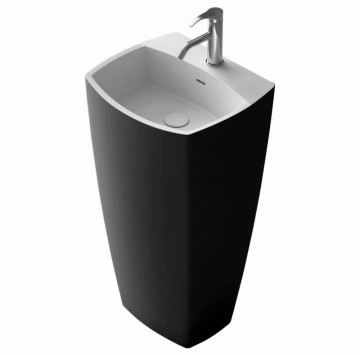 Мивка iStone Solid ICB5042W 50 стояща от пода черен/бял ИНТЕР КЕРАМИК