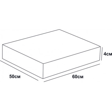 Плот Pietra ICP5020-60W 60см кварцов камък бял ИНТЕР КЕРАМИК