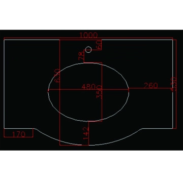 Плот Pietra ICP5021-100W 100см кварцов камък Бял ИНТЕР КЕРАМИК