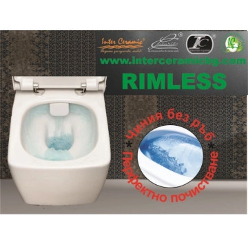 Моноблок Интер ICC6036PGEB Rimless бял ИНТЕР КЕРАМИК