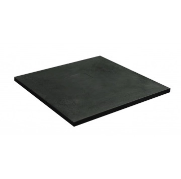 Душ корито Rough Stone ICST9010RS-2 90/90/h4см. квадрат черен мат ИНТЕР КЕРАМИК
