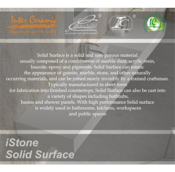 Мивка iStone Solid ICC38681 120см бяла ИНТЕР КЕРАМИК