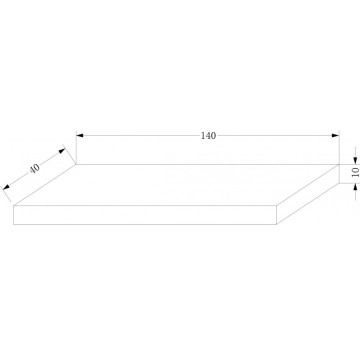 Плот Pietra ICL12050/140см кварц бял мат ИНТЕР КЕРАМИК