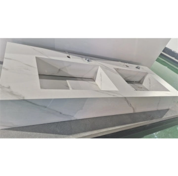 Мивка Pietra ICL12049/140W 140см кварц , бял мат ИНТЕР КЕРАМИК
