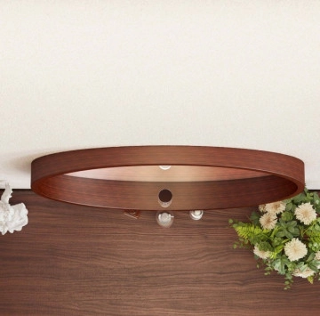 Огледало Интер ICM1858Wooden ф60см дървесно ИНТЕР КЕРАМИК