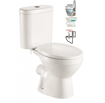 Моноблок Linni ICC6576P Bidet с биде бял ИНТЕР КЕРАМИК