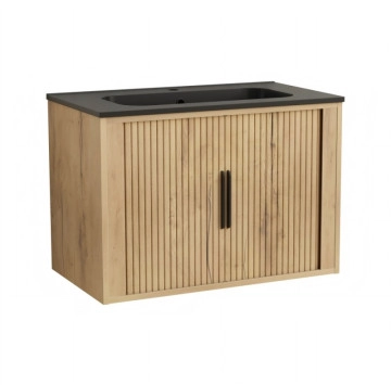 Шкаф за баня Arezzo 8045 Wooden 81см дървесен ИНТЕР КЕРАМИК